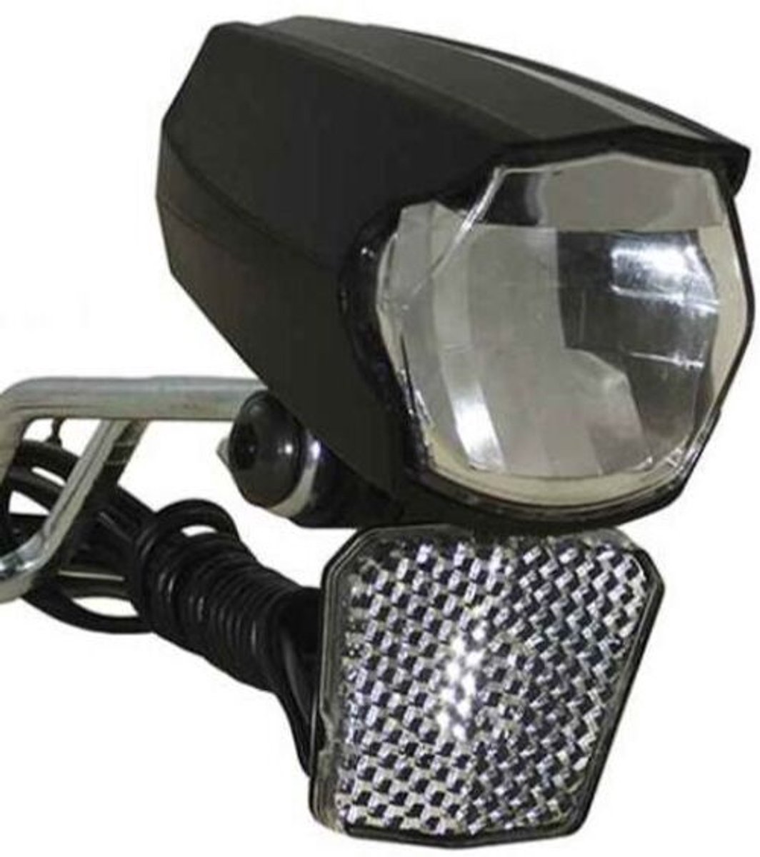 2K Serie - Dynamo Voorlicht - LED Reflector - 30 LUX - Zwart