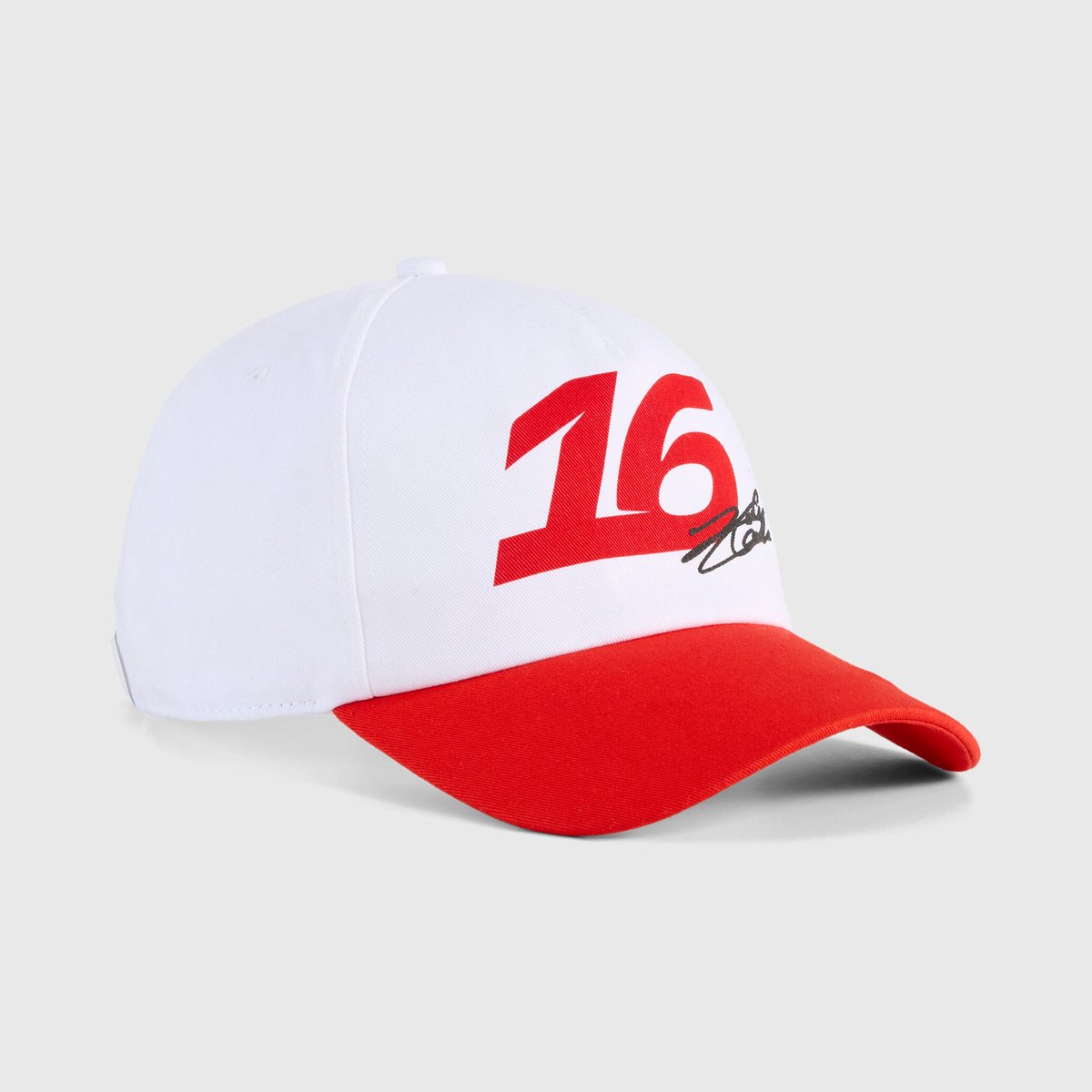 Ferrari Graphic Cap Leclerc 2026 Charles Leclerc Formule 1 Wit