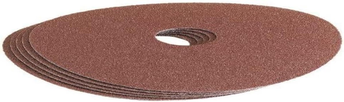 Schuurschijven Set - Schuurpapier Rond - Metaal Bewerken - Aluminiumoxide Korrel - 115mm Diameter