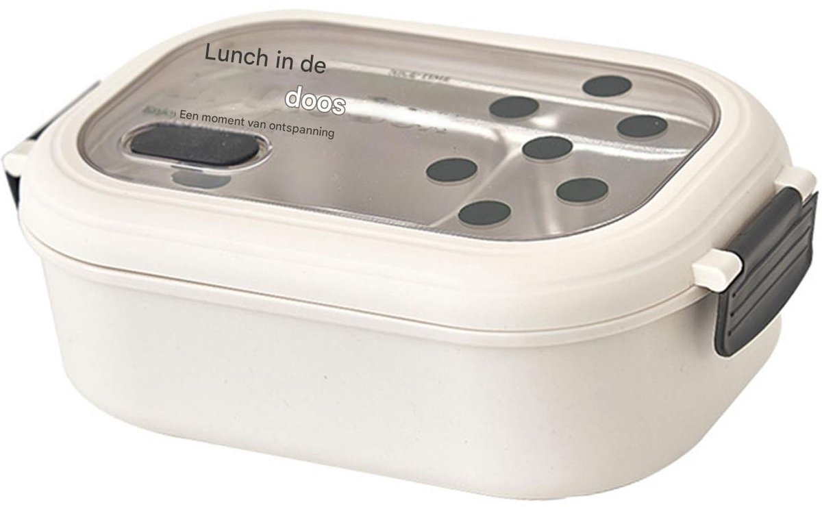 Bento-box - Roestvrijstaal - Warmtebehoud Airtight - 1 Stuks - Voor School Kantoor