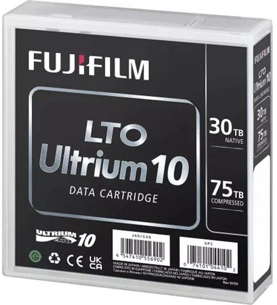 Fuji LTO Ultrium 10 - back-up data tape - 30TB / 75TB - 16944686