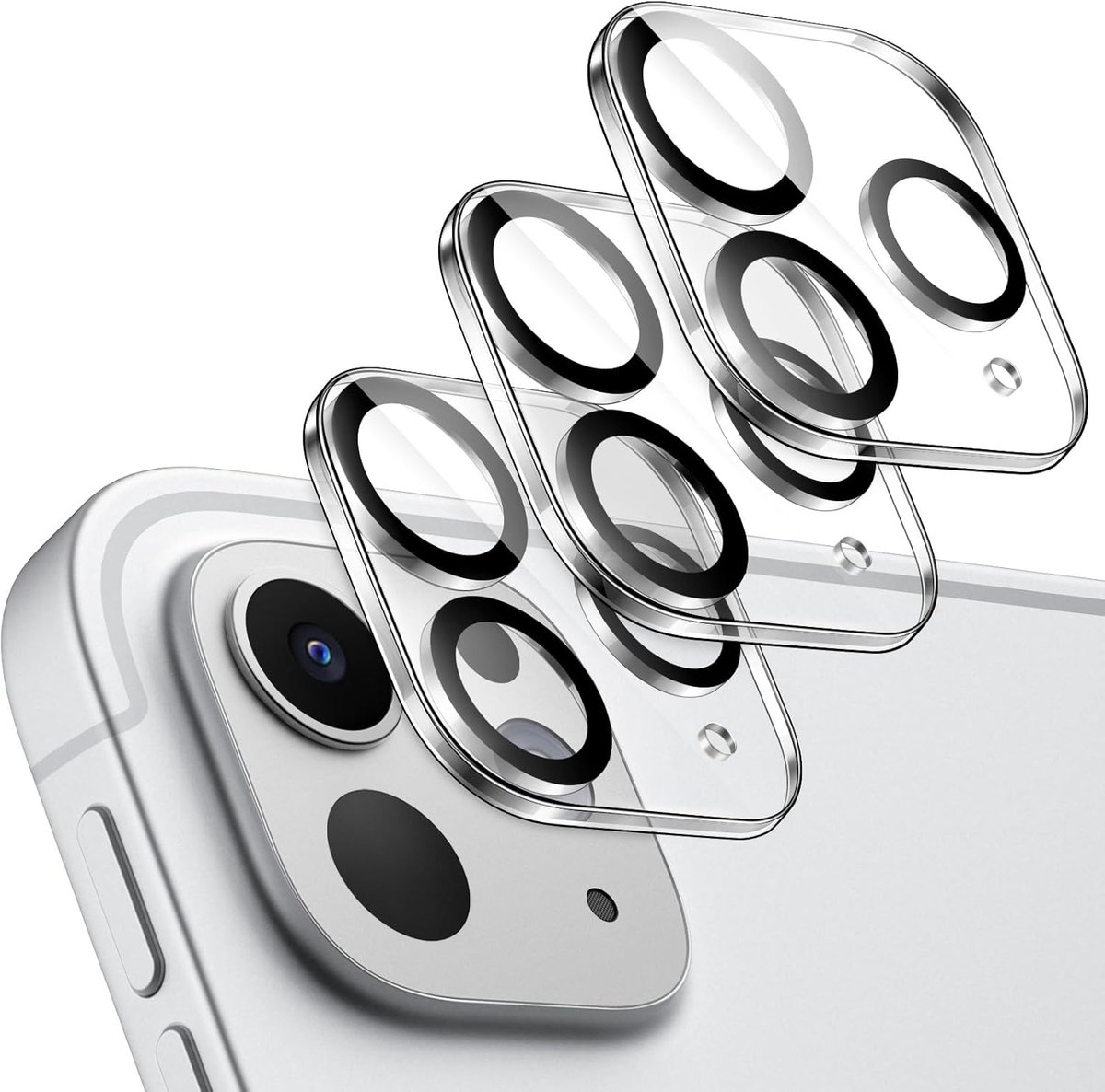 Zandarix Geschikt voor Apple iPad Pro 13 inch M5/M4 2025/2024 - Camera Lens Beschermer - Eenvoudige Installatie - 9H Krasbestendig - Transparant - 3 Stuks