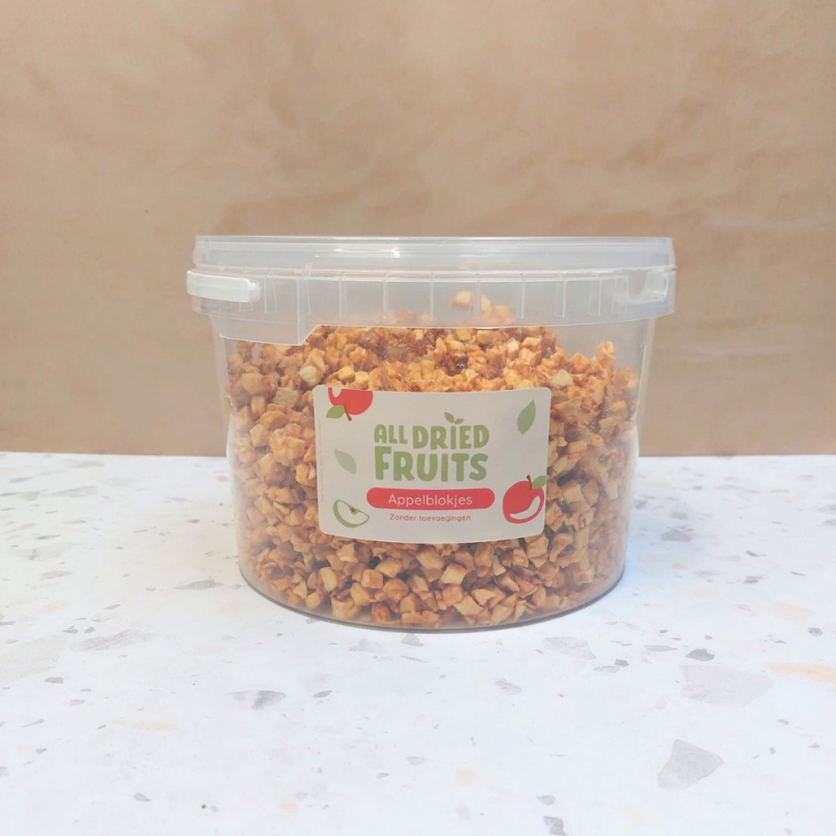 All Dried Fruits - Gedroogde appelblokjes - Gedroogde Appel Blokjes - 500 gram