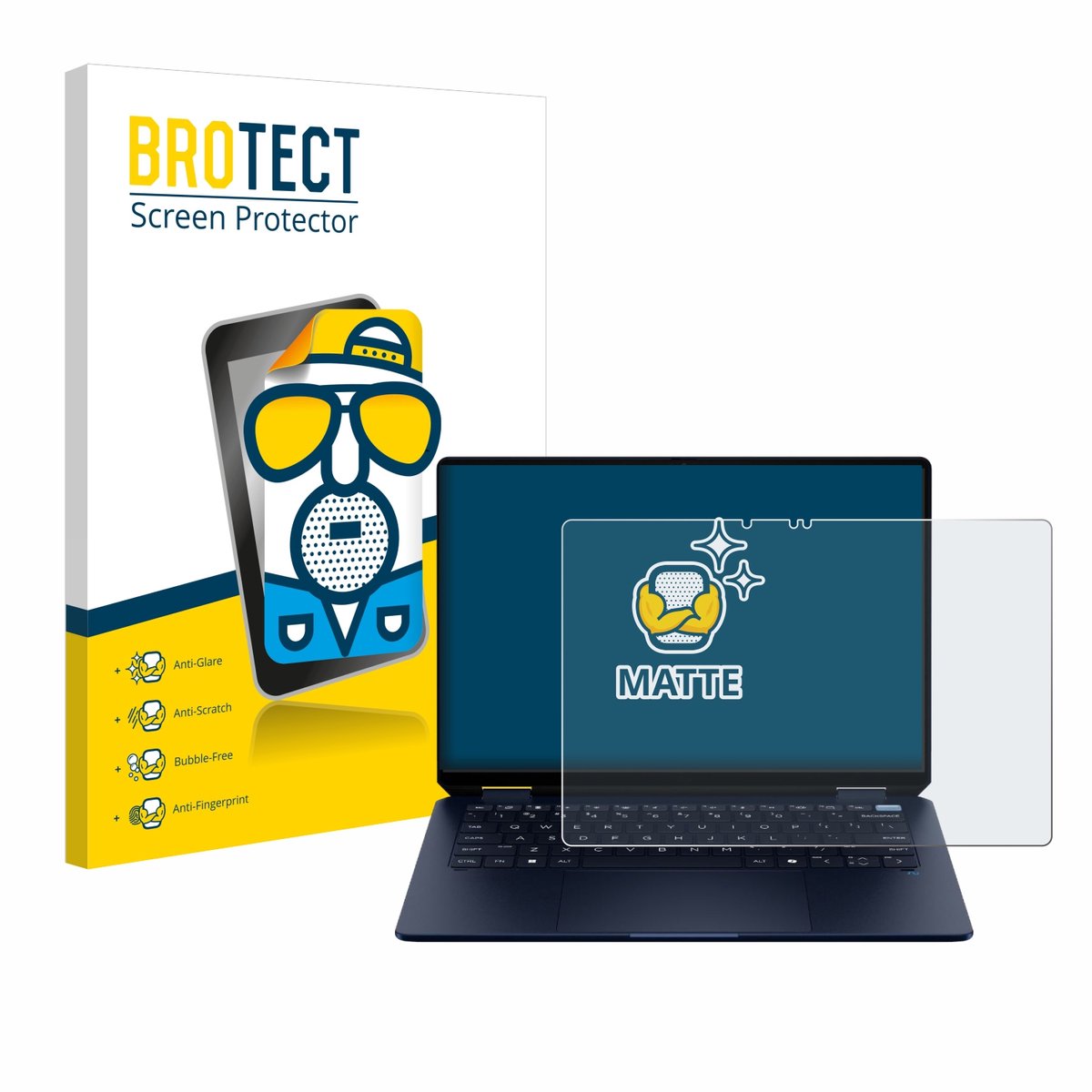 BROTECT - Screenprotector voor HP OmniBook Ultra Flip 14-fh - Folie Beschermfolie matte