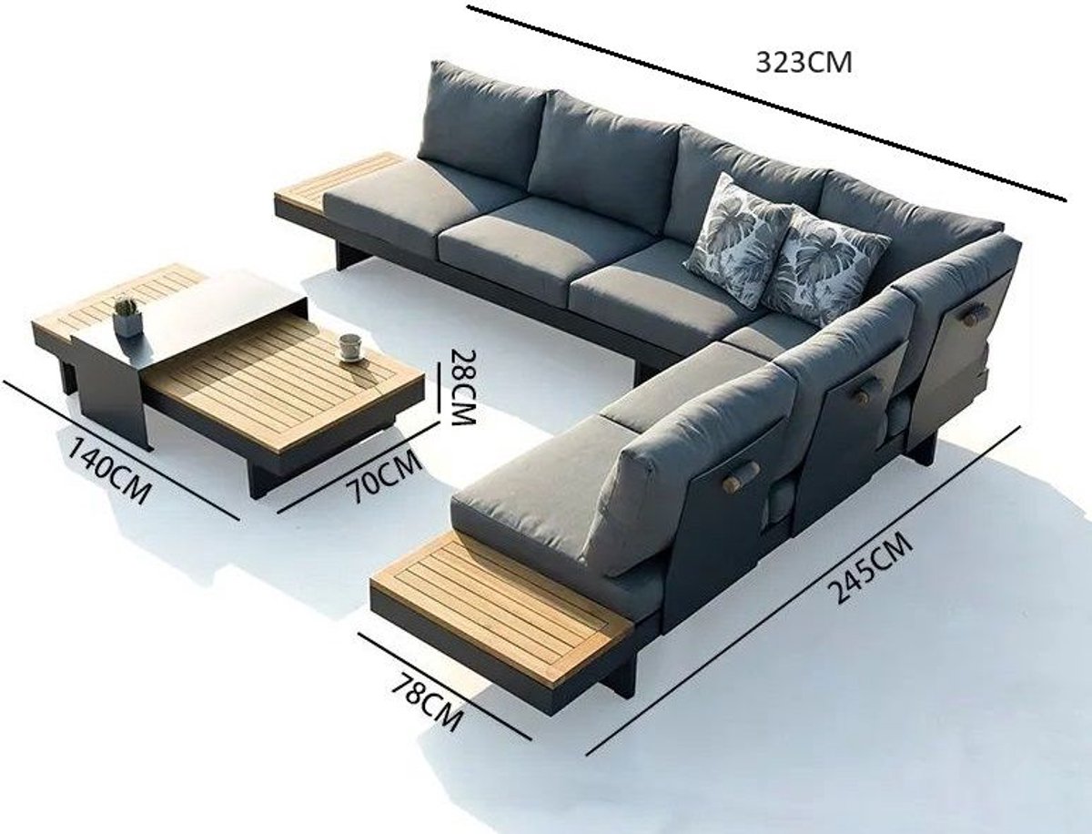 Lesli Living Lounge Set Barbados