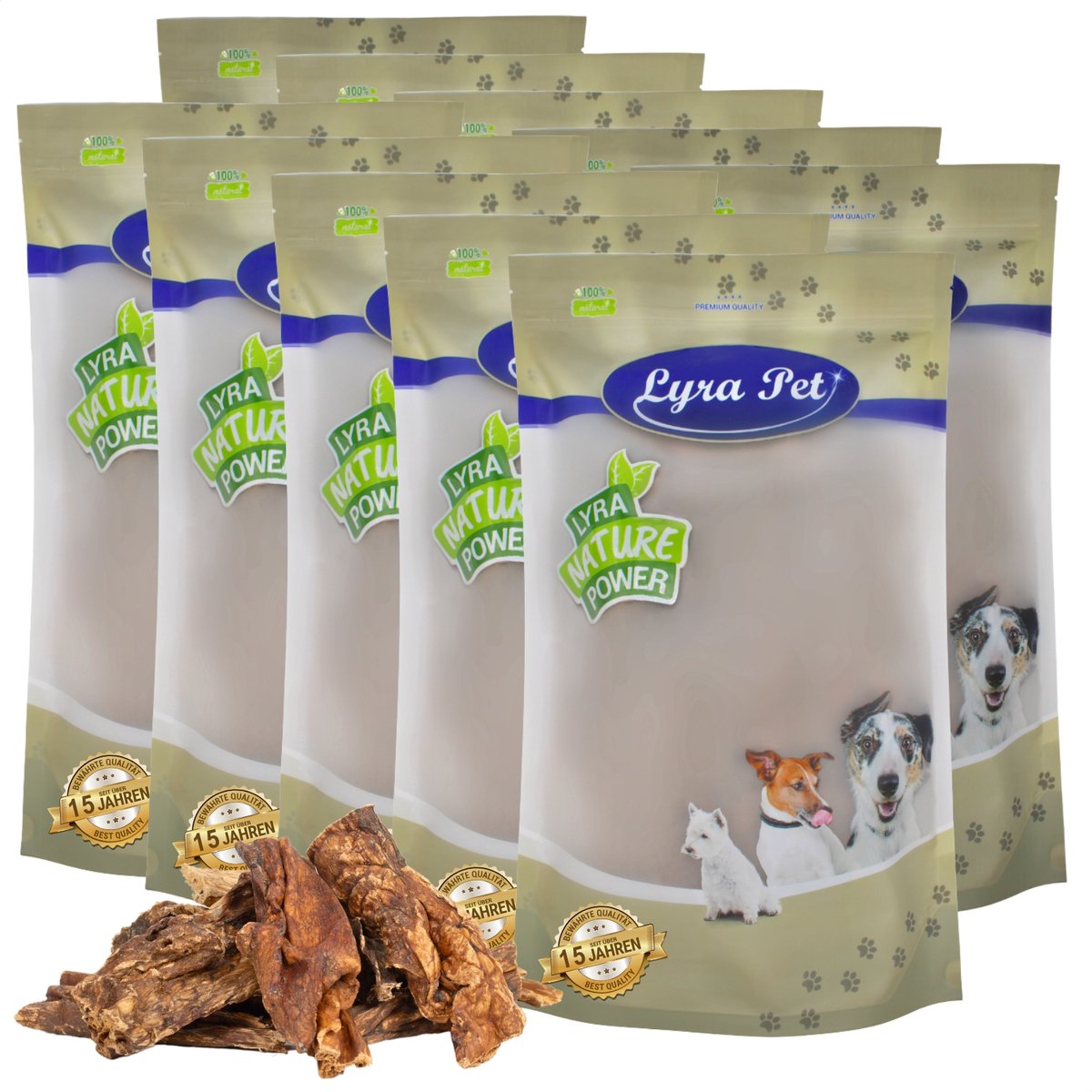 10 kg Lyra Pet® Rundvlees long