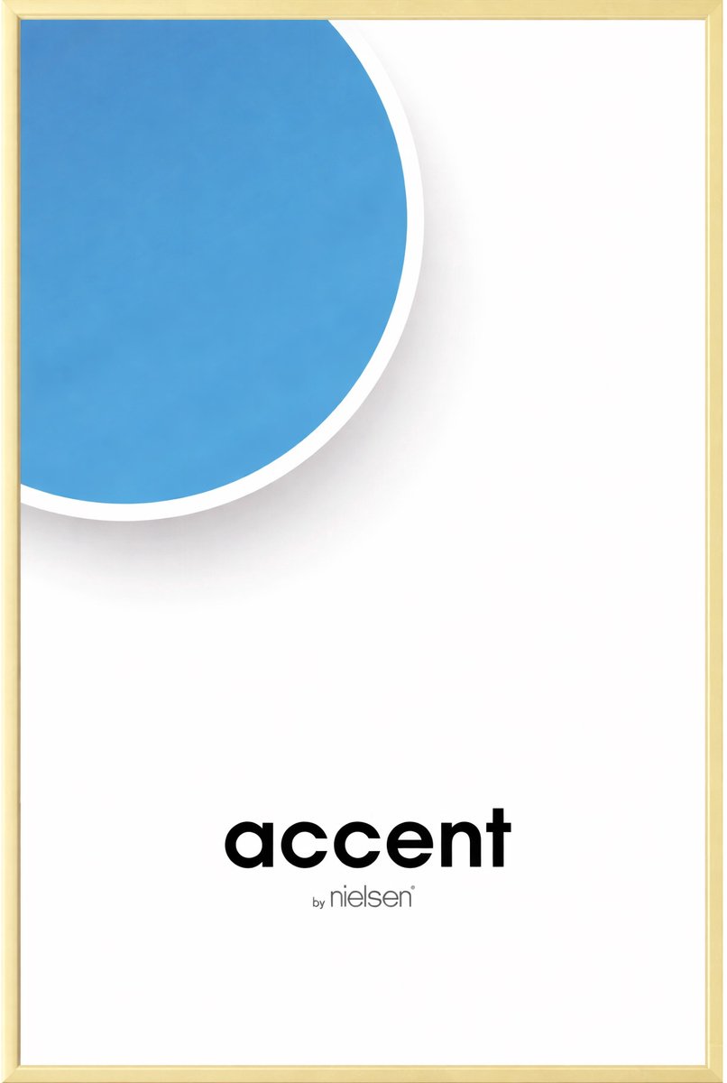 Nielsen Accent 50 x 70 cm aluminium goud 53521