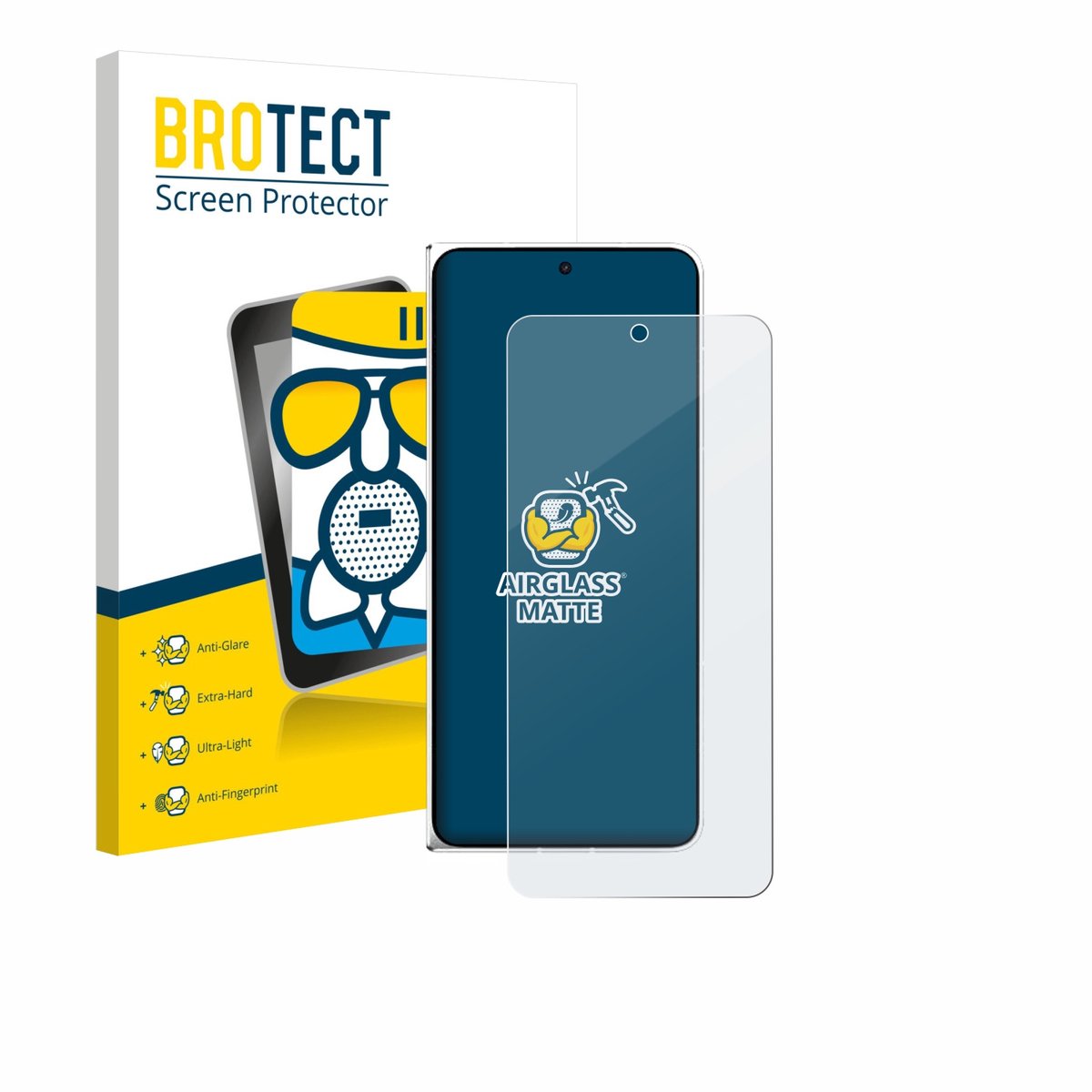 BROTECT - Screenprotector voor Oppo Find N6 - Folie Beschermfolie Beschermglas matte