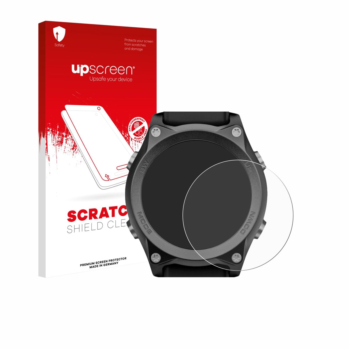upscreen - Screenprotector voor Mares Sirius - Folie Beschermfolie transparant
