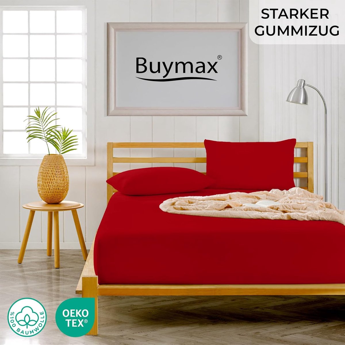 Hoeslaken 140x200 cm Jersey Katoen Antraciet – Elastisch Hoeslaken voor Matras tot 25 cm – Ademend & Kreukvrij – Oeko-Tex – Pauwhome