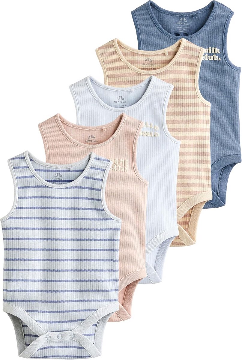 Set van 5 Boxpakjes voor Babyjongens van Zuiver Katoen