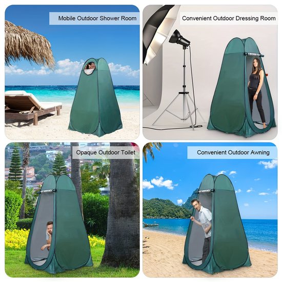 Outdoor Privacytent - Camping Toilettent & Douchetent - Mobiel & Draagbaar - Voor Buiten, Kamperen en Festivals van Parallel Goods — afbeelding 4