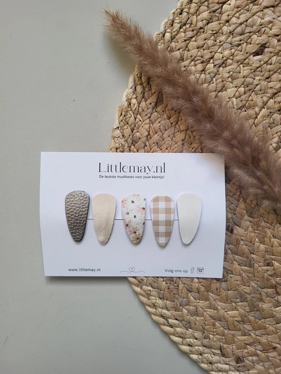 Klik-klak haarspeldje Mara 9 - 5cm