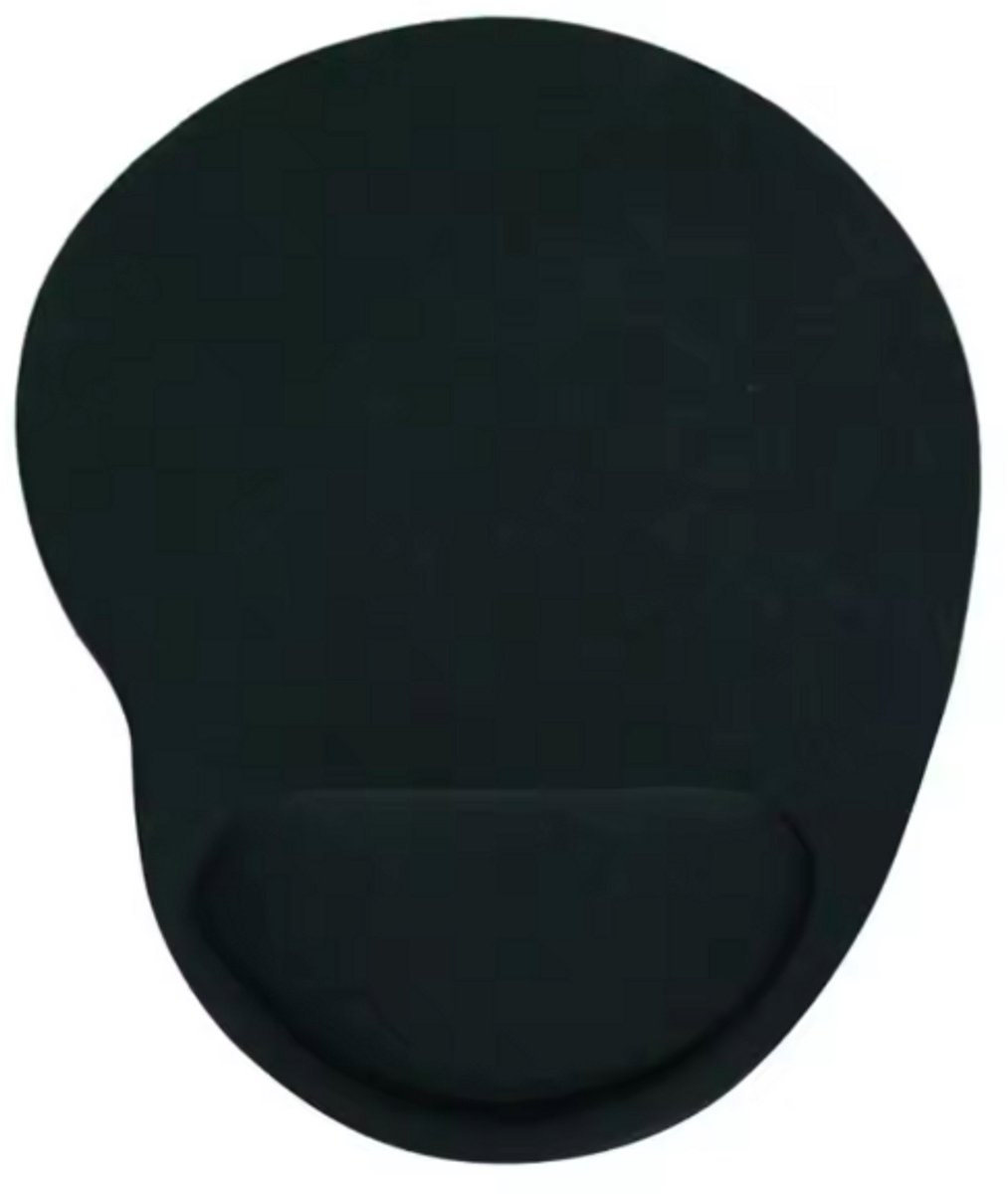 ProductGoods Muismat met Polssteun – Zwart – Comfortabele Polsondersteuning – Antislip – Voor PC & Laptop