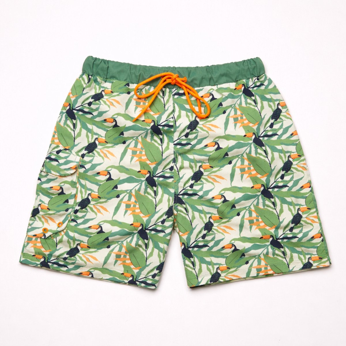 Ducksday - Zwemshort voor jongen - boardshort - UV - werend - UPF50+ - Surf - Toucan