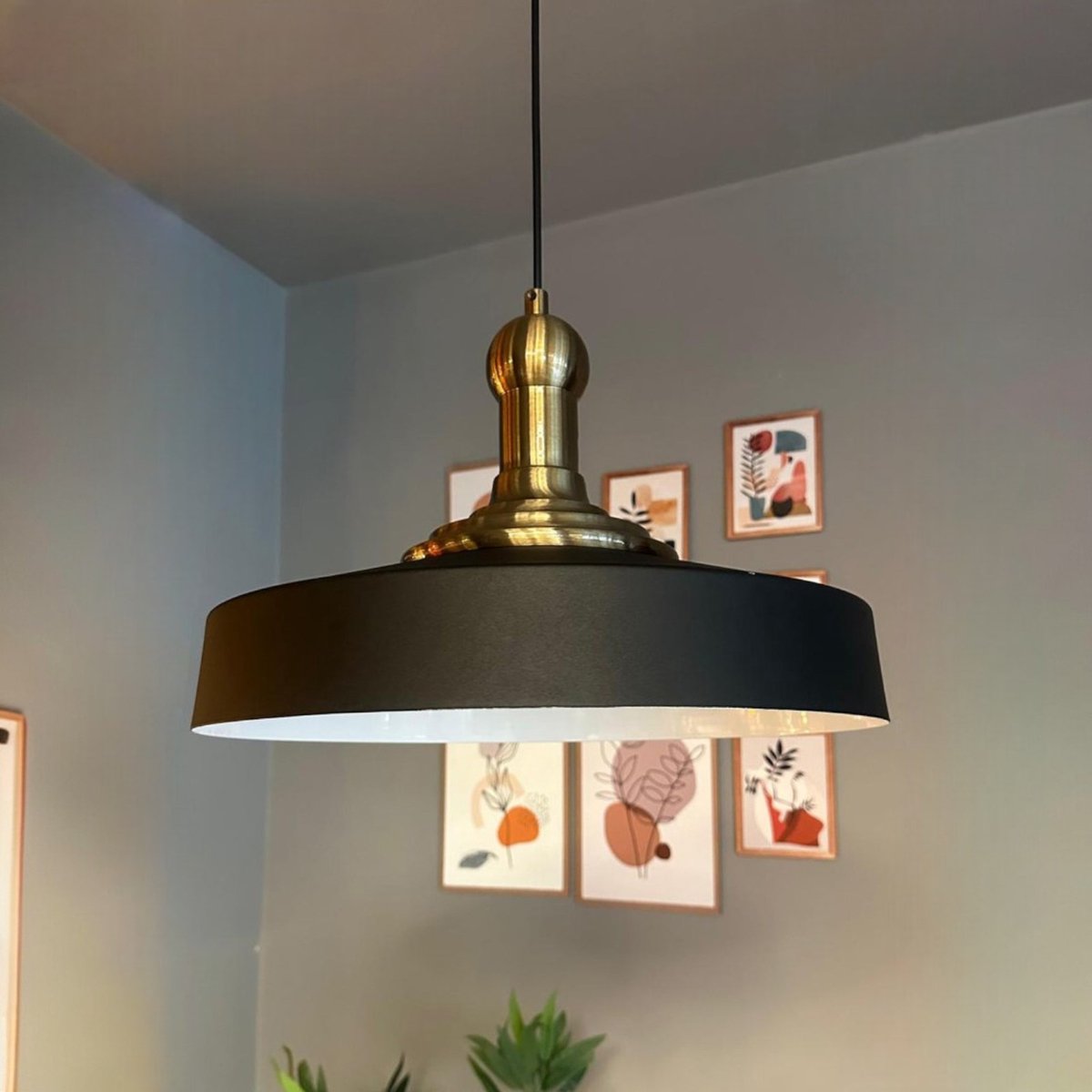 Bamyum Ace Hanglamp Industrieel Metaal Ø39 cm, Vintage Hanglamp, E27 Pendellamp