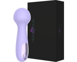 MontAmour Mira – Bullet Vibrator voor Vrouwen – Mini Clitoris Vibrator – 10 Vibratiestanden – Compact, Discreet & Fluisterstil – Oplaadbaar – Waterdicht – Veilig - Hygiene – Sex Toys voor Vrouwen & Koppels - Lila - Paars - Massage