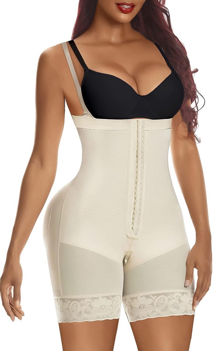 Hoge Compressie Body Shaper met Buikcontrole en Billenlift - Voor Dames