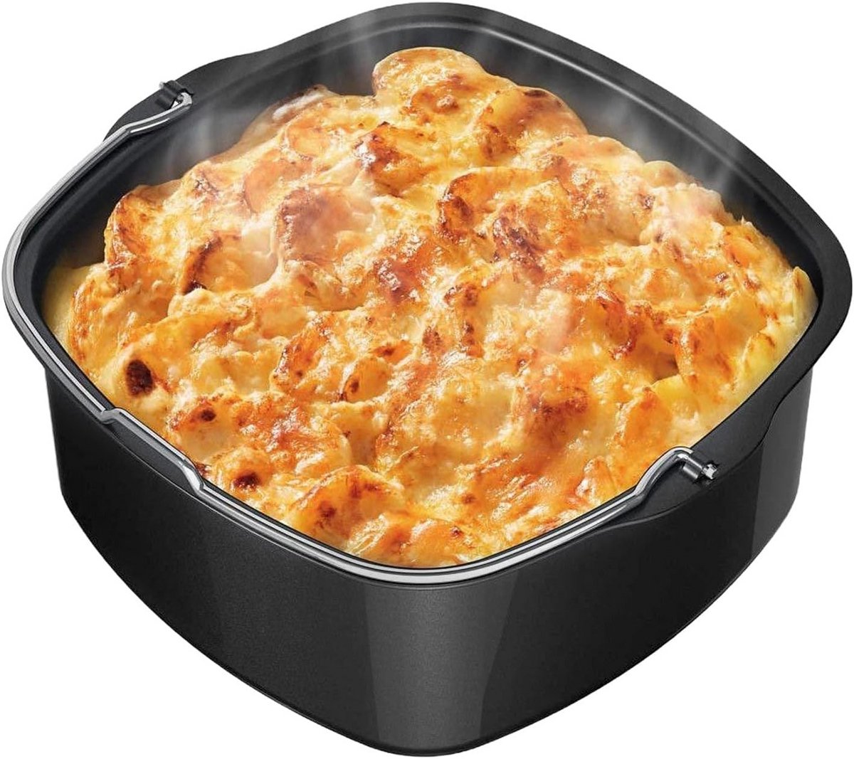 Vierkante Bakvorm voor Airfryer en Oven - Aluminiumstaal, Hittebestendig