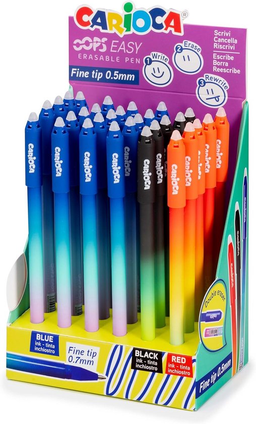 8 Uitwisbare Pennen Met Panda-design – 0,5 Mm, Zwart En Blauw – Leuk En Praktisch Voor School, Kantoor En Thuis