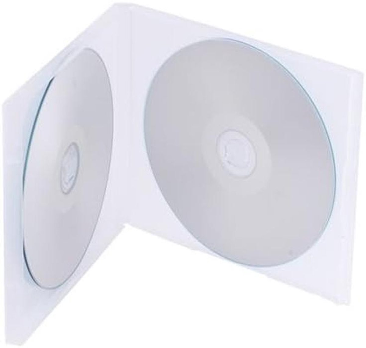 Dubbele CD/DVD Opberghoes - Shatterproof - 10,4 mm Rug