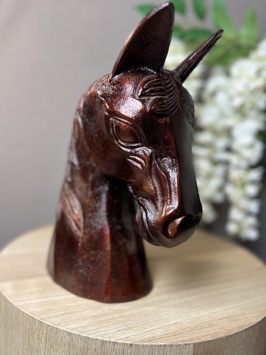 Unieke As Urn - 2 Liter - Handgemaakte Hart urn - Urn - Urn voor Paarden - Crematie Urn - Uniek - Voor Huisdieren of Menselijk As - Crematie As - Decoratie Urn - Horse