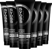 Syoss Glaze - Conditioner - Herstelt Futloos en Dof Haar - Glans en Zijdezacht Resultaat - Zacht en Makkelijk Doorkambaar - Vermindert Pluis tot 24u - Voordeelverpakking - 6x250 ml