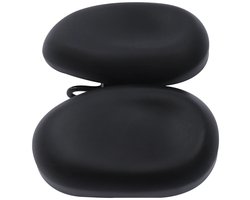 Sensova - Ergonomisch Fietszadel Naseloos met Schokabsorptie en Verstelbare Breedte 21,9-24,6 cm – Comfortabel Fietsstoel Zwart voor Racefiets, Mountainbike en E-bike - Waterdicht PU Zadel met Dubbele Ondersteuning en Ventilatie
