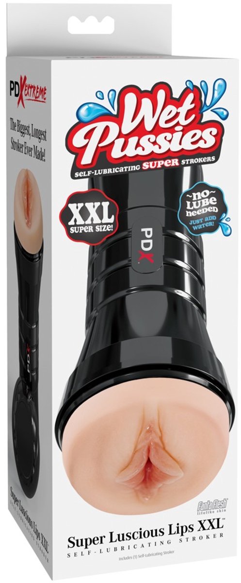 PDXE WetP. Luscious Lips XXL L voor Realistisch Plezier