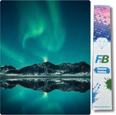 F4B Diamond Painting Noorderlicht – 40x50 cm – Vierkante Steentjes
