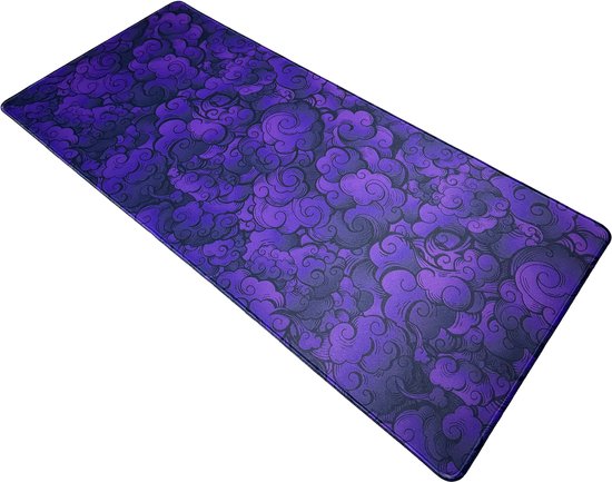 Muismat xxl - Cloud Obsidian Paars - Gaming - 900 x 400 x 3 mm - Antislip