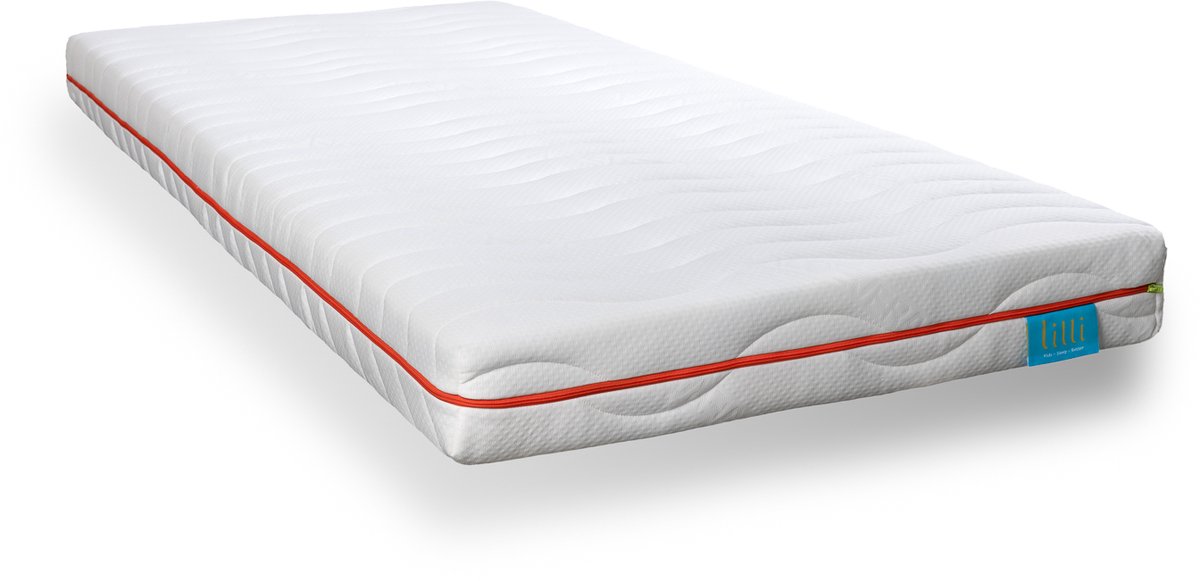 Lilli Furniture - Kindermatras 120x200 - Lilli Comfort - Gecertificeerd schuim - 100 dagen proefslapen