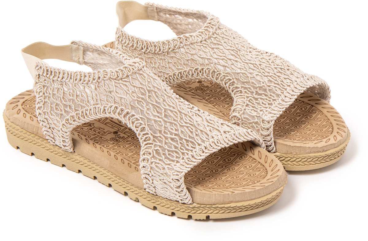 BRASILERAS Sandalen damen-beige -36