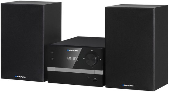 Blaupunkt MS9BT - Stereo set - micro-toren - FM-radio AUX - vermogen 20 W RMS, wekker, CD/MP3/USB/AUX