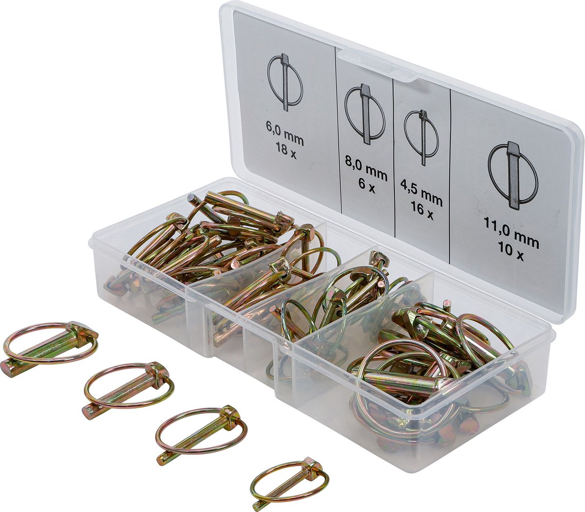 BGS Assortiment ringborgpennen 50 delig