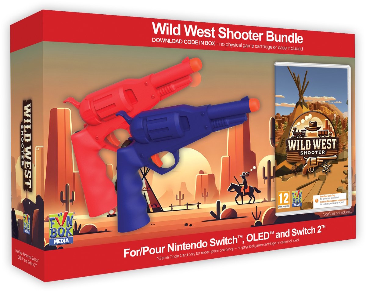 Funbox Media Wild West Shooter Bundle Nintendo Switch