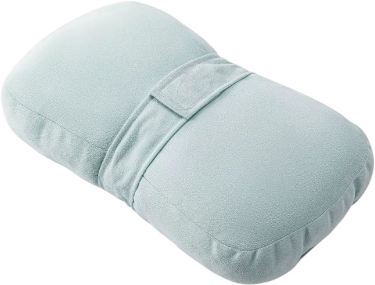 Kniekussen voor Zijslapers – Orthopedisch Steunkussen voor Heup en Rugpijn Zacht Benenkussen met Bindband – Wasbaar in Wasmachine – Slaapondersteuning & Ergonomisch Kussen - Groen