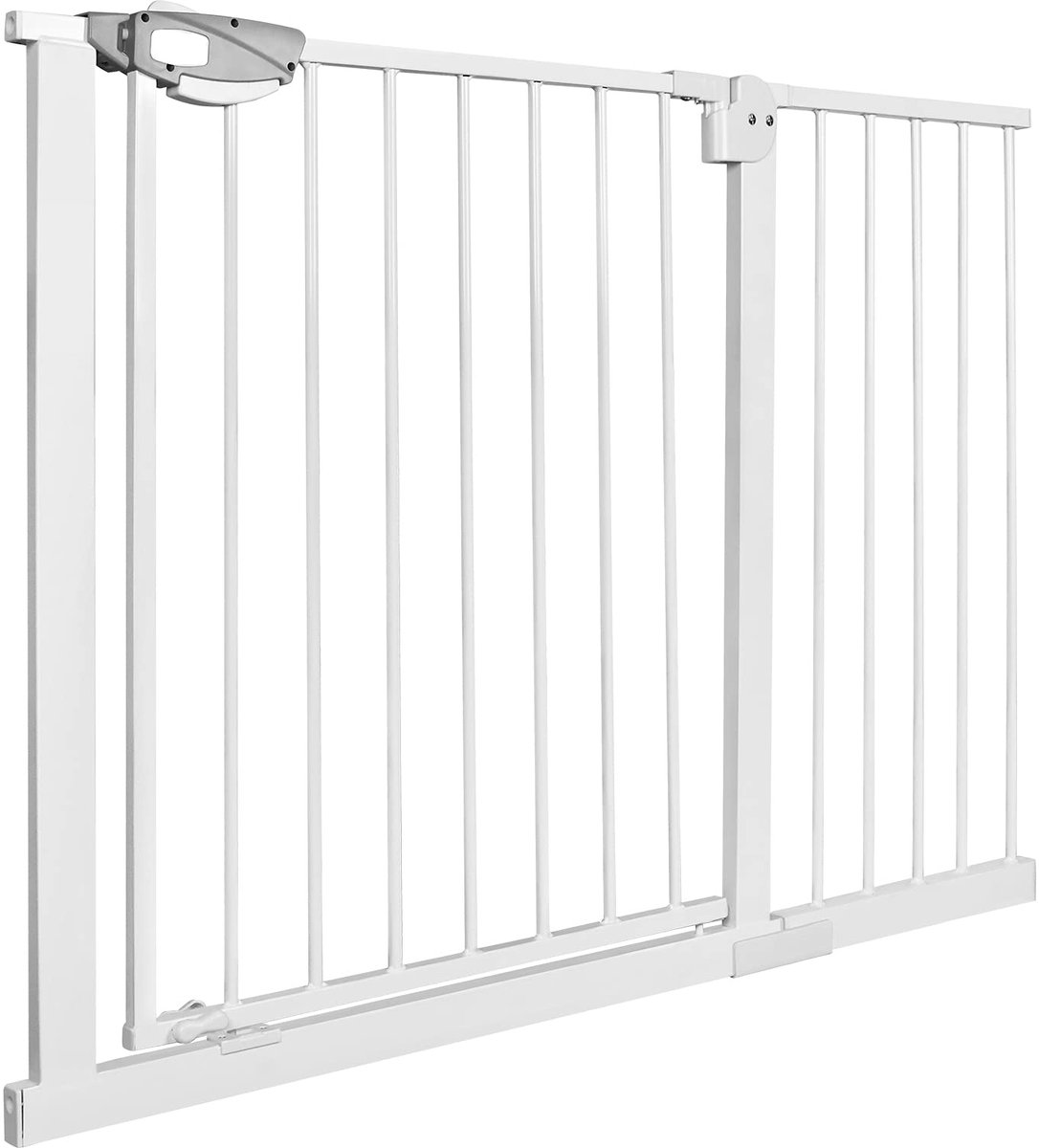 ACXIN Deurbeschermingsrooster - Traphek Voor Kinderen - Auto-Close - Metaal - 105-115 Cm - Wit