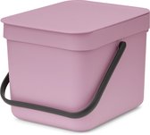 Brabantia Sort & Go Prullenbak - 6 l - Lilac Pink