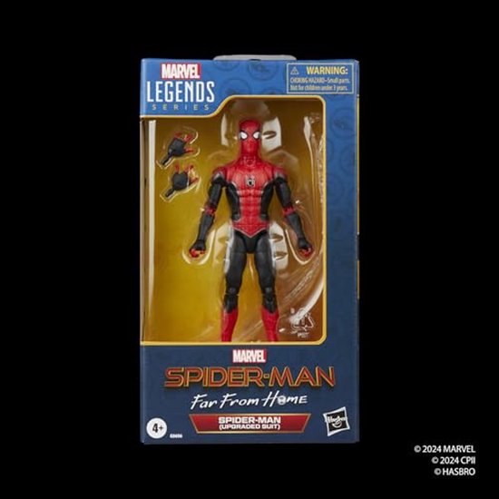 Speltype: Actiefiguur. Spidey in rood en zwart 'Upgraded Suit' met net accessoires in de verpakking.