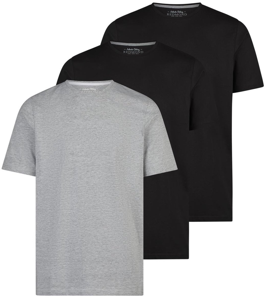 Redmond Heren t-shirt 3 pack Basic