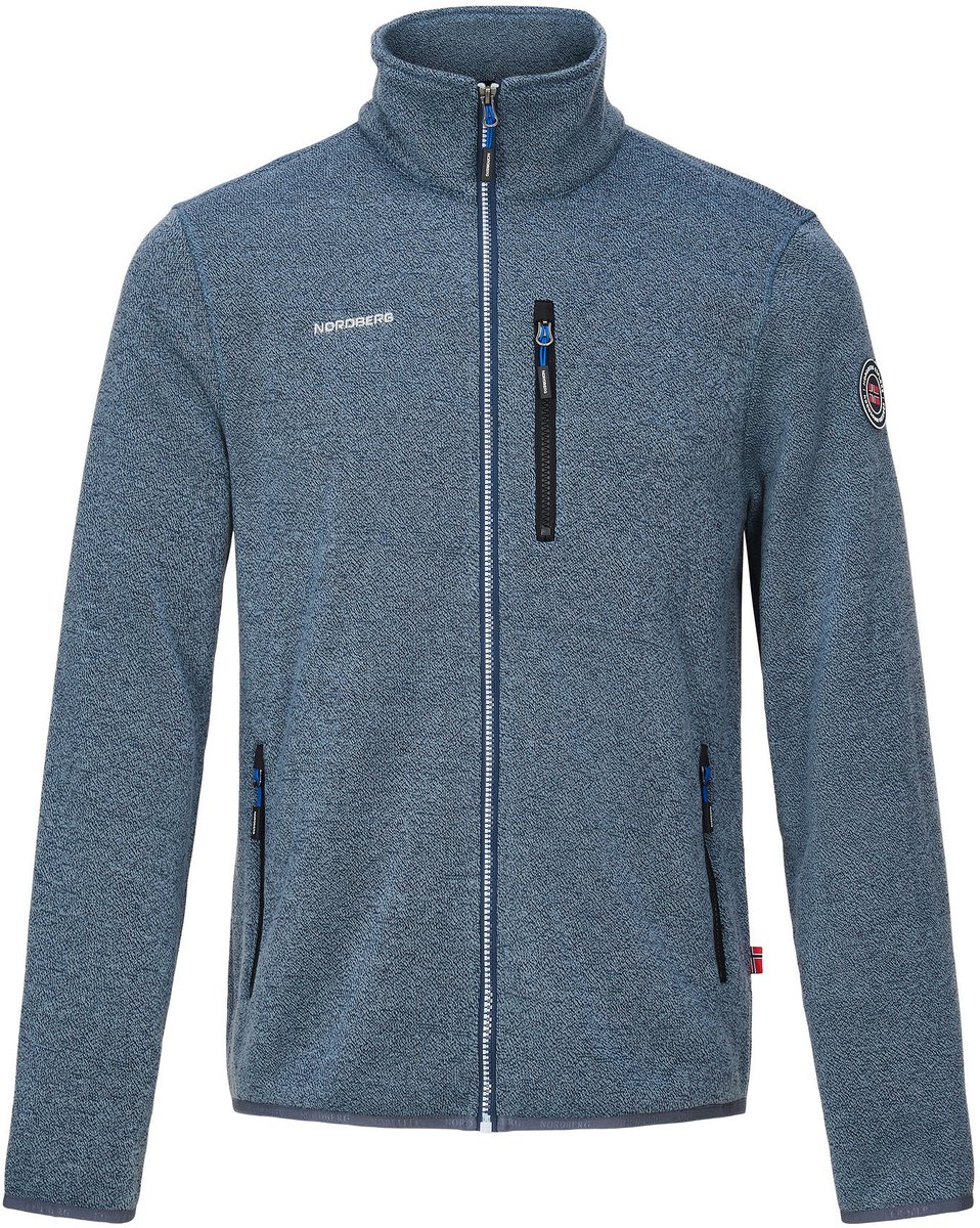 Nordberg Nero Heren Fleece Vest Mf04301-ae - Kleur Grijs - Maat XL