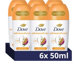 DOVE-Anti-Transpirant Deodorant Roller - Passion Fruit & Lemon Grass - 6 x 50 ml