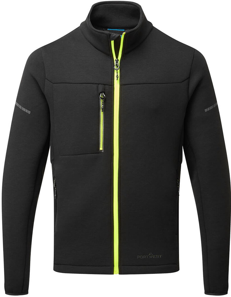 Portwest EV4 Technisch Fleecejack EV473 - Zwart - XL