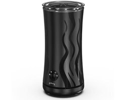 Goliving Elektrische Melkopschuimer - 4-in-1 - BPA- & PFAS-Vrij - Melkklopper - 240 ML - Handige Melkschuimer - Zwart