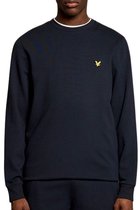 Lyle & Scott Crew Neck Fly Fleece Sweater Heren - Maat L