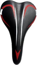 Fietszadel 26 & 24 Inch – Zwart - Rood | Comfortabel & Duurzaam