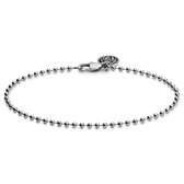 Essentials | 2,5 mm Zilverkleurige Ketting met Bolletjes Schakels