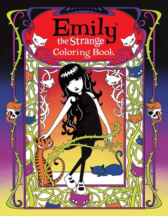 Emily the Strange Coloring Book - cover