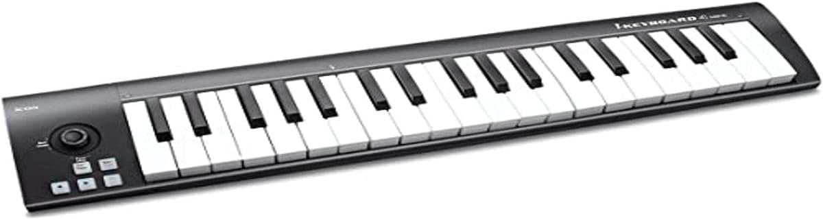 Compacte MIDI-controller met 4 toetsen voor muziekproductie
